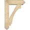 Ekena Millwork Imperial Arts and Crafts Rough Sawn Bracket w/ Offset Brace, Douglas Fir, 8"W x 28"D x 40"H BKT0806X28X40IMP03RDF - alternate 3